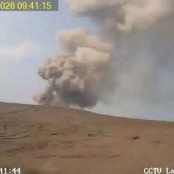 Pagi Ini, Gunung Anak Krakatau Erupsi Beruntun 6 Kali