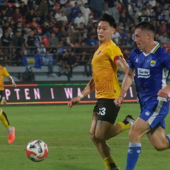 Mariano Peralta Raih Gol Perdana Bersama Persib pada Laga Pramusim