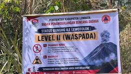 Aktivitas Vulkanik Meningkat, Wisatawan Dilarang Masuk Radius 2 Km Gunung Lewotolok