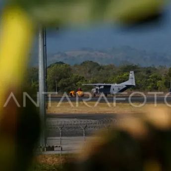 3 Kru TNI AL Selamat Usai Insiden Pesawat TNI AL Tergelincir di Bandara Hasanuddin,