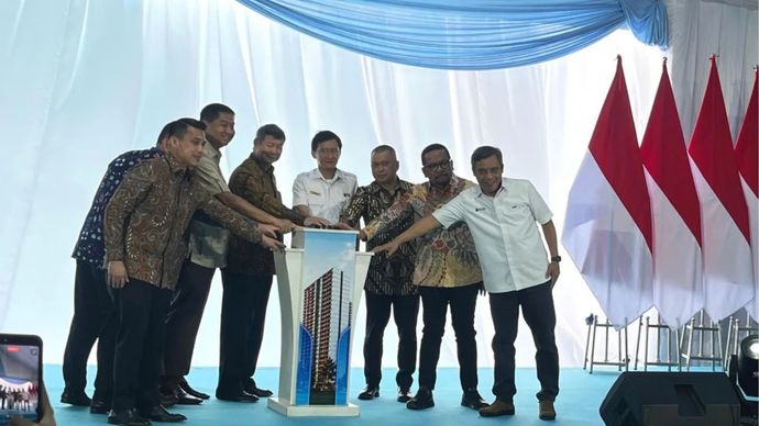 Groundbreaking Hunian Terjangkau Manggarai di Jakarta, Jumat (21/8/2026)