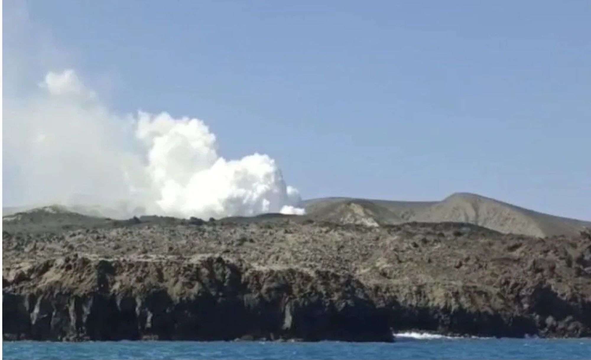 Gunung Anak Krakatau di Selat Sunda, Kabupaten Lampung Selatan <b>(Antara)</b>
