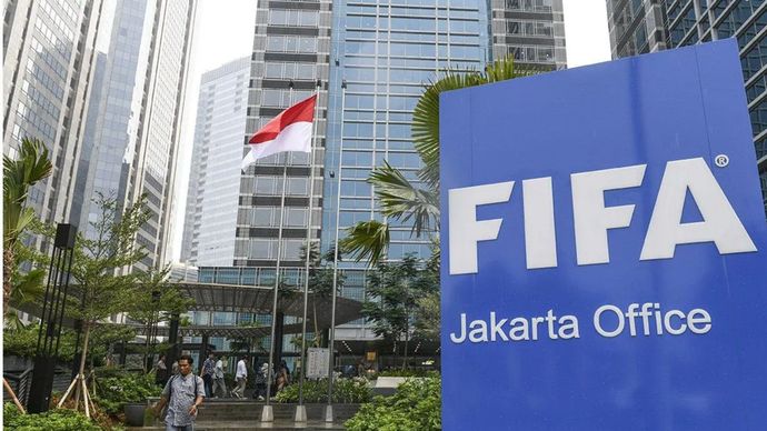 Ilustrasi - kantor federasi sepak bola dunia (FIFA)