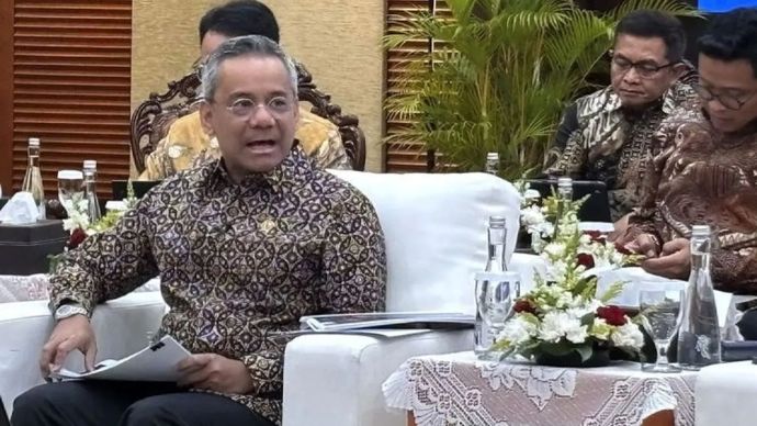 Menteri Keuangan Suahasil Nazara memaparkan laporan APBN per 30 September 2026 di kantor Kementerian Keuangan, Jakarta, Jumat (9/10/2026). 