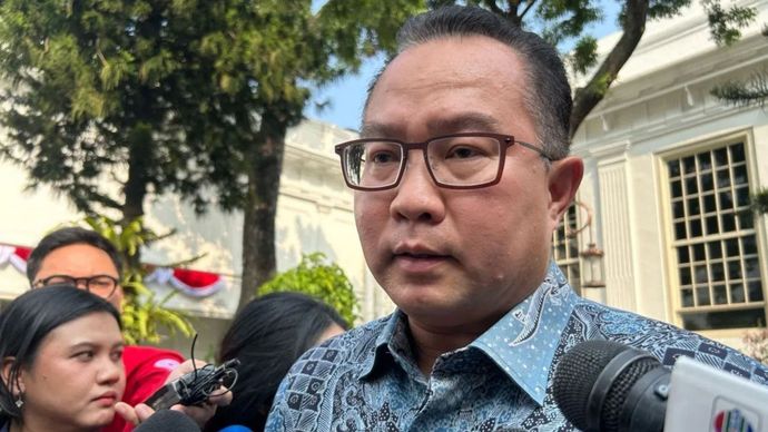 Kepala Badan Riset dan Inovasi Nasional (BRIN) Arif Satria ditemui di Kompleks Istana Kepresidenan, Jakarta, Jumat (28/8/2026).