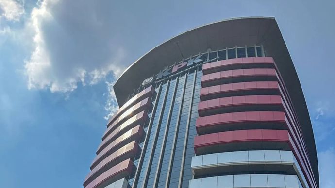 Gedung Merah Putih Komisi Pemberantasan Korupsi di Jakarta, Selasa (14/7/2026). 