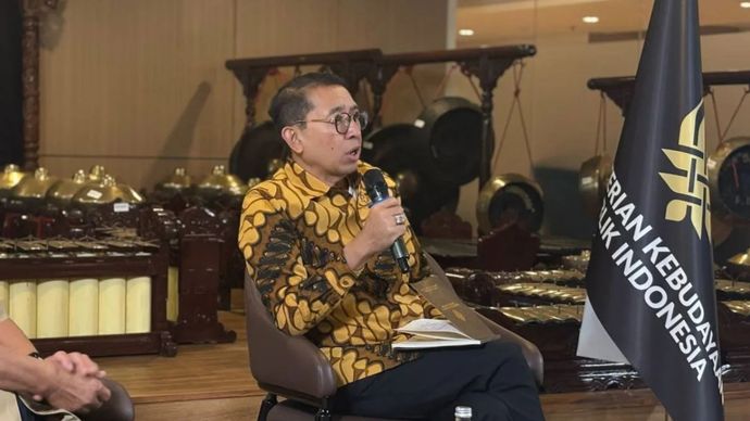 Menteri Kebudayaan Fadli Zon dalam bincang santai yang digelar di Jakarta, Rabu (5/8/2026