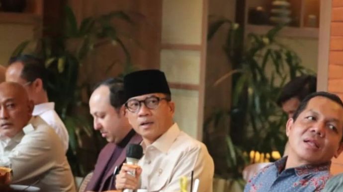 Menteri Desa dan Pembangunan Daerah Tertinggal (Mendes PDT) Yandri Susanto menghadiri Pertemuan/Silaturahmi dan Diskusi tentang Pembangunan Desa Bersama Perusahaan Peserta CSR dan PDB Awards 2026 di Jakarta, Rabu (7/10/2026). 