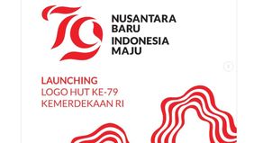 Kementerian Sekretariat Negara (Kemensetneg), Heru Budi Hartono meluncurkan logo baru HUT ke-79 RI dengan tema 'Nusantara Baru Indonesia Maju'.
