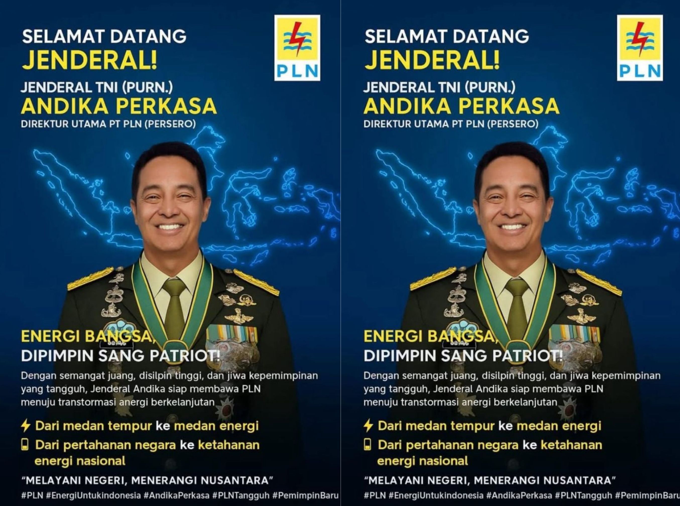 Beredar kabar Jenderal Andika Perkasa jadi Dirut PLN <b>(iSTIMEWA)</b>