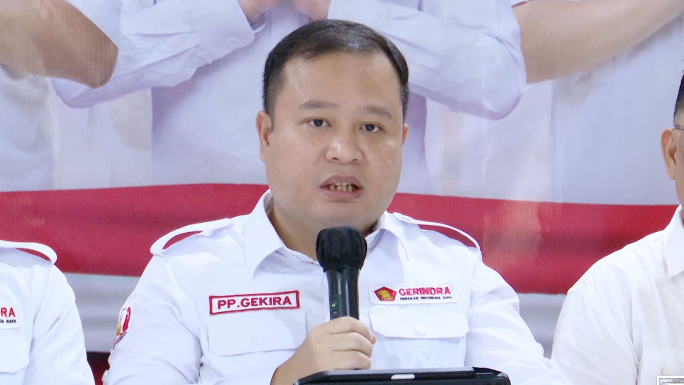 Bendahaara Umum PP Gekira sekaligus Ketua Panitia HUT ke-17, Dimpos Tampubolon  <b>(Dokumentasi NTV)</b>