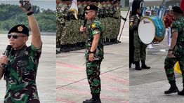  Letkol Inf Eka Wira 'King of Sparko' Pimpin Latihan Terakhir Pasukan Defile TNI Sebelum ke Prancis