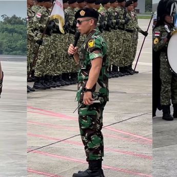  Letkol Inf Eka Wira 'King of Sparko' Pimpin Latihan Terakhir Pasukan Defile TNI Sebelum ke Prancis