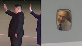 Beredar video memperlihatkan Kim Jong Un sedih usai Vladimir Putin pamit pulang setelah melakukan kunjungan ke Korea Utara. Hal tersebut menjadi viral di media sosial.