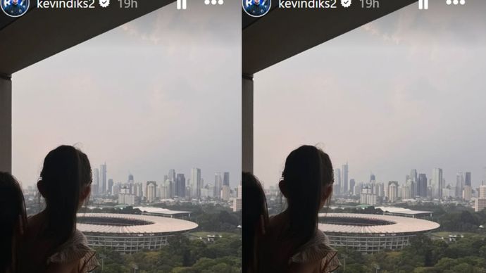 Istri dan anak Kevin Diks di Jakarta