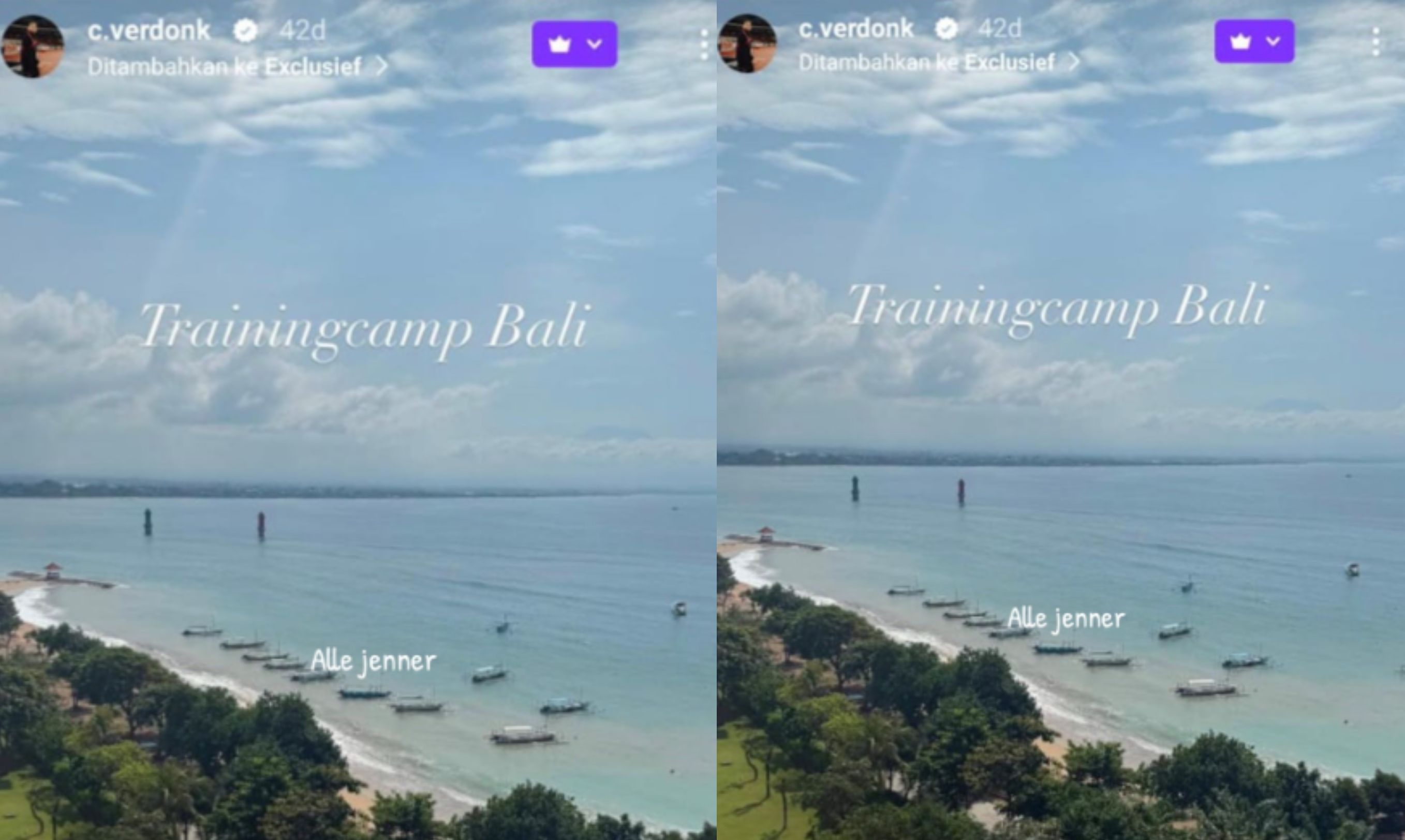 Calvin Verdonk tiba di Bali <b>(Tiktok @allejenner)</b>