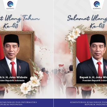 Kominfo Posting Ucapan Ultah Jokowi ke-63 Tapi Pakai Desain Duka Cita, Kini Dihapus