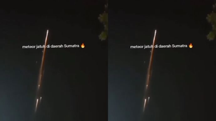Meteor Jatuh di Sumatera Selatan