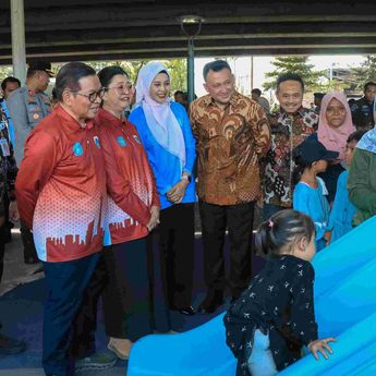 Pramono Resmikan Taman Si Pitung Jampea di Kolong Tol Jakut