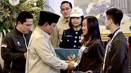 Bonus SEA Games Cair, Prabowo: Terima Kasih para Atlet 