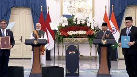 Prabowo Subianto dan Perdana Menteri (PM) India Narendra Modi menyepakati penguatan kerja sama politik, pertahanan, dan keamanan sebagai bagian dari upaya memperkokoh Kemitraan Strategis Komprehensif Indonesia-India.