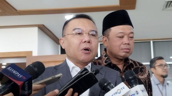 Ketua Harian Partai Gerindra Sufmi Dasco Ahmad di Kompleks Parlemen, Jakarta, Kamis (26/9/2024). 