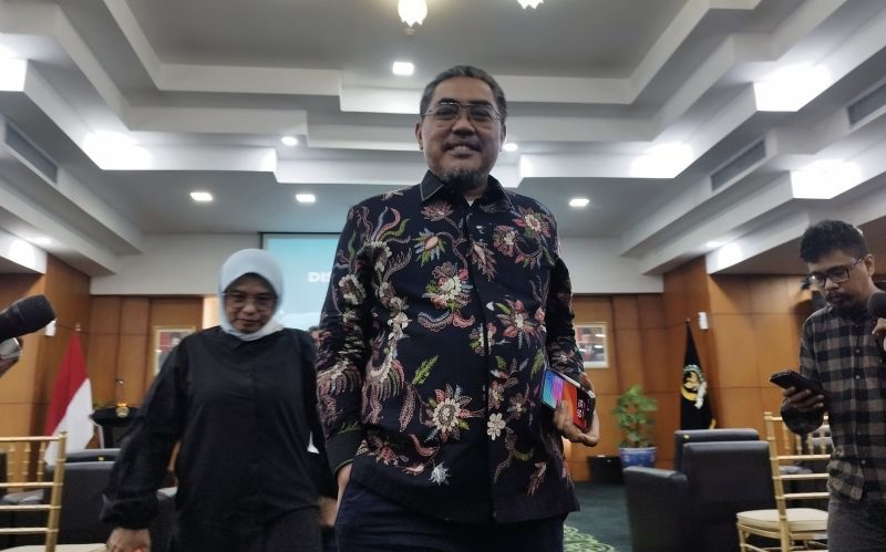 Wakil Ketua Umum Partai Kebangkitan Bangsa (PKB) Jazilul Fawaid di Kompleks Parlemen, Jakarta, Senin (12/8/2024).  <b>(ANTARA/Bagus Ahmad Rizaldi)</b>