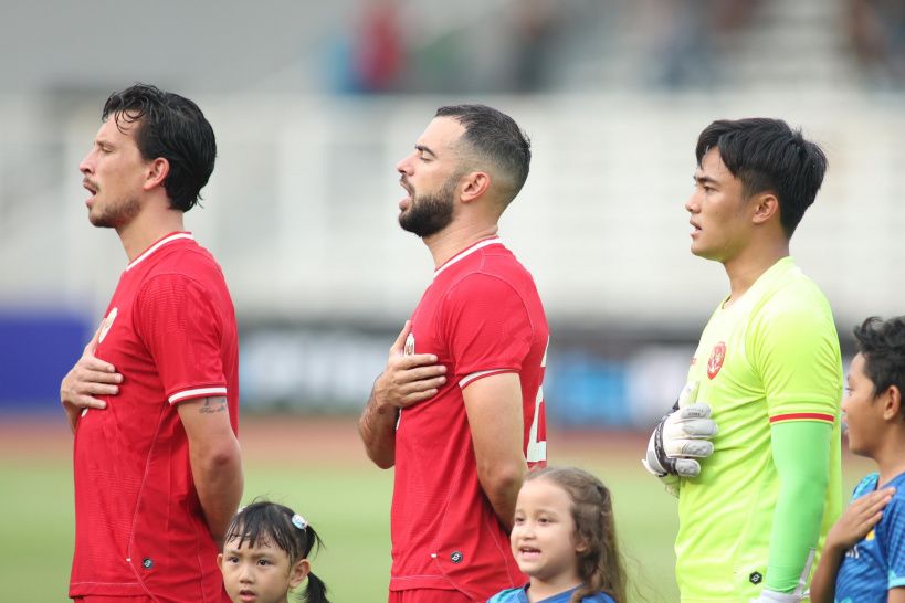 Pemain timnas Indonesia jelang duel melawan Tanzania <b>(dok PSSI)</b>