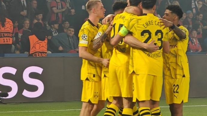 Borussia Dortmund melaju ke final Liga Champions 2023/2024 usai mengalahkan PSG dengan agregat 2-0. (UEFA)