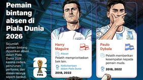 Piala Dunia 2026 dipastikan berlangsung tanpa kehadiran sejumlah pemain bintang yang selama ini menjadi andalan tim nasional masing-masing. Berbagai faktor menjadi penyebab, mulai dari cedera serius hingga penurunan performa.