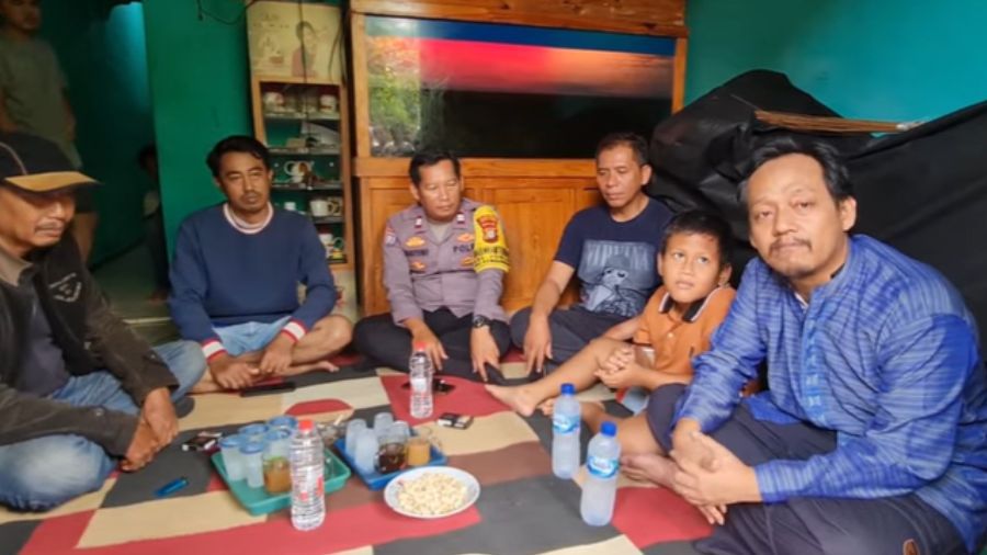 Bocah hilang kembali ditemukan <b>(Instagram @siehumaspolsekkembangan)</b>
