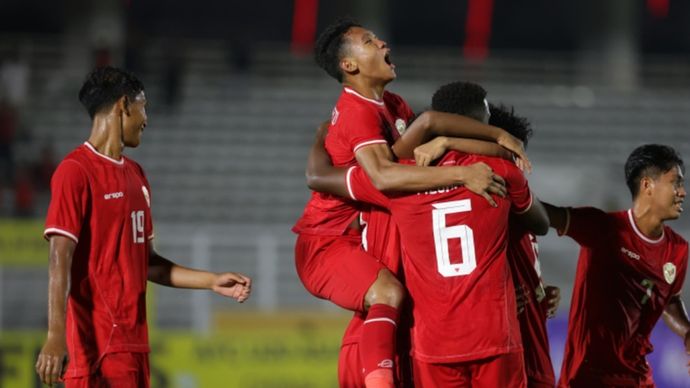 Timnas Indonesia U-20 menang 4-0 lawan Maladewa pada laga pertama grup F babak kualifikasi Piala Asia U-20 2025.  