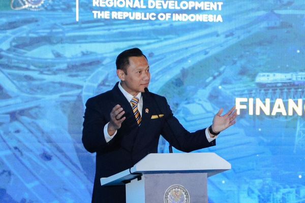AHY di Acara Konferensi Internasional Infrastruktur 2025