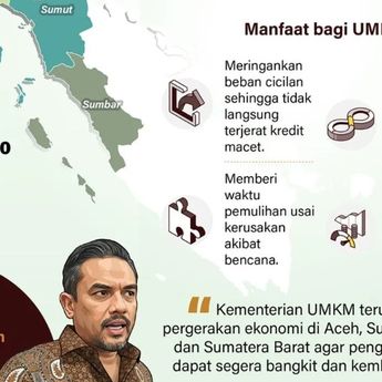 Infografik: Relaksasi Kredit untuk 200 Ribu UMKM Terdampak Bencana Sumatera