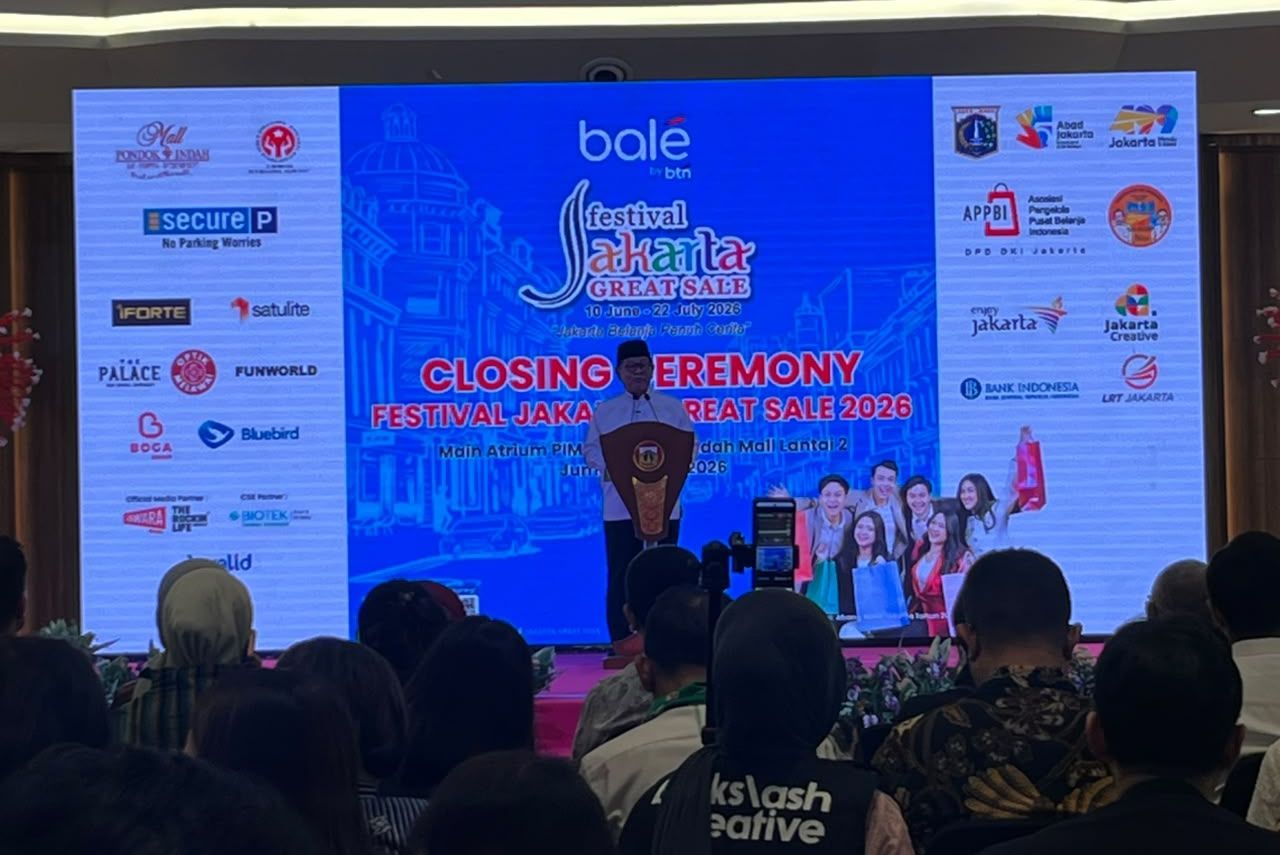 Pramono Anung Tutup Festival Jakarta Great Sale <b>(NTVNews.id/Adiansyah)</b>
