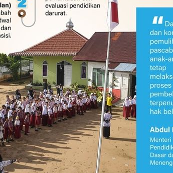 Infografik: Sekolah Terdampak Banjir di Sumatera Siap Gelar Pembelajaran