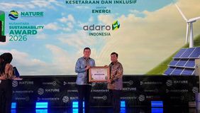 Penghargaan tersebut diserahkan dalam rangkaian acara Nusantara Sustainability Trend Forum (NATURE) 2026 yang digelar di Nusantara Ballroom, NT Tower, Jakarta, Kamis, 12 Februari 2026. 