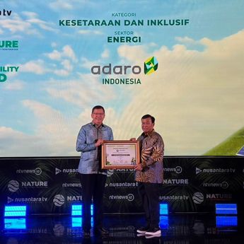 Adaro Andalan Indonesia Raih Nusantara Sustainability Award 2026 Kategori Kesetaraan dan Inklusi Sektor Energi