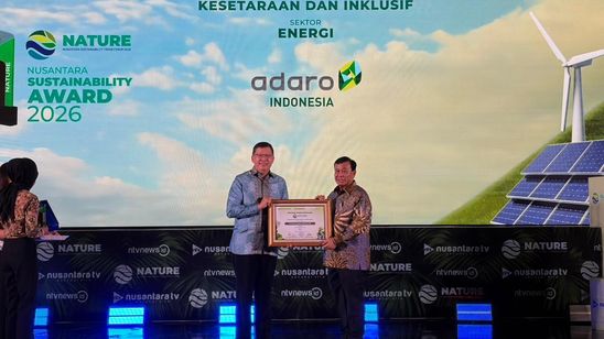 Adaro Andalan Indonesia Raih Nusantara Sustainability Award 2026 Kategori Kesetaraan dan Inklusi Sektor Energi