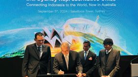 PT Bank Negara Indonesia (Persero) Tbk atau BNI membuka kantor perwakilan di Sydney, Australia pada hari ini, Kamis 5 September 2024.  