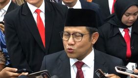 Ketua Umum Partai Kebangkitan Bangsa (PKB), Muhaimin Iskandar atau Cak Imin, menegaskan hal ini tentang kabinet