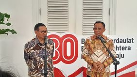 Gubernur DKI Jakarta, Pramono Anung menerima kunjungan dari Gubernur Sulawesi Tengah (Sulteng), Anwar Hafid di Balai Kota Jakarta, Kamis, 7 Agustus 2025.