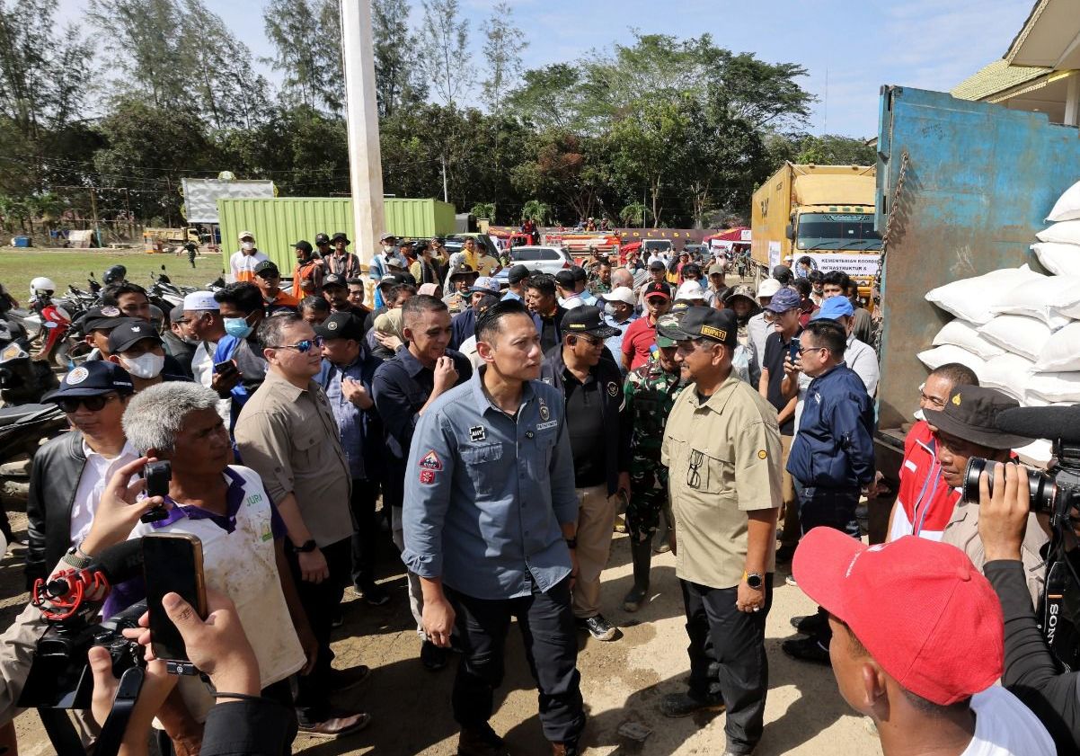 AHY Tinjau Aceh Tamiang <b>(KemenkoInfra)</b>