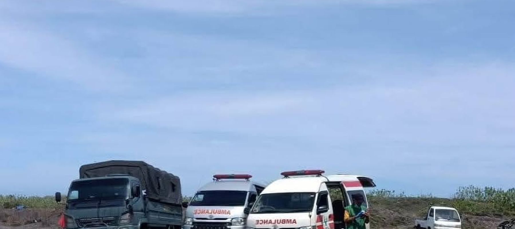 Sebuah ledakan hebat terjadi saat pemusnahan amunisi kedaluwarsa di Desa Sagara, Kecamatan Cibalong, Kabupaten Garut, Jawa Barat, Senin 12 Mei 2025./Ist