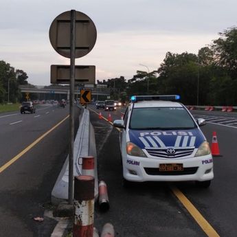 Contraflow Km 44-46 Tol Jagorawi Arah Puncak Diterapkan Pagi Ini