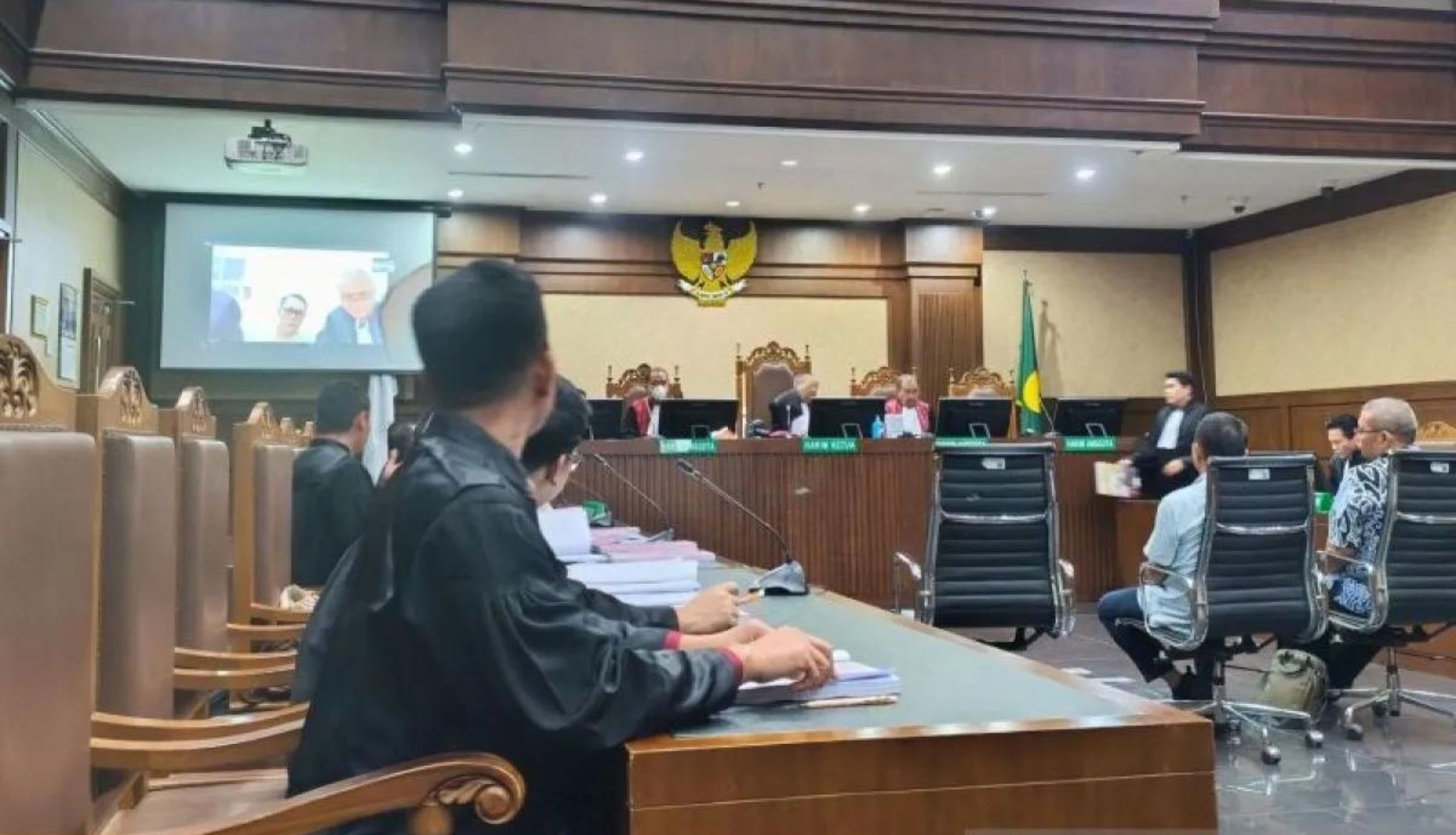 Sidang pembacaan surat dakwaan terkait kasus dugaan korupsi pengelolaan timah di Pengadilan Tipikor Jakarta, Rabu (31/7/3024). <b>(ANTARA/Agatha Olivia Victoria)</b>