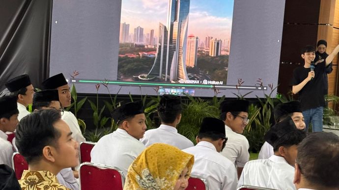 Wakil Presiden (Wapres) Gibran Rakabuming melanjutkan agenda dengan menghadiri Program Nasional Digital AI (PANDAI).