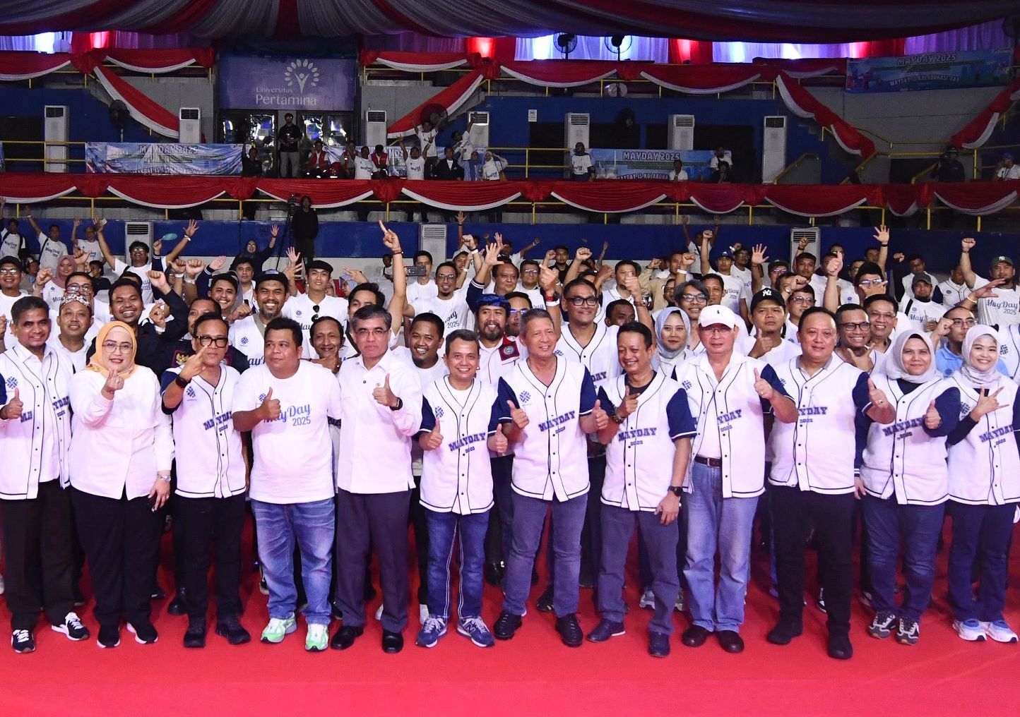 Pertamina Turut Rayakan Puncak Perayaan Hari Buruh Internasional 2025. <b>(Pertamina)</b>