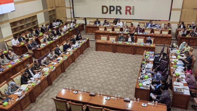 Kejagung Rapat Kerja di DPR RI