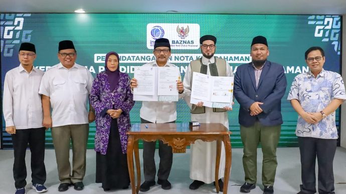 BAZNAS RI Tandatangani MoU dengan Imam Foundation.